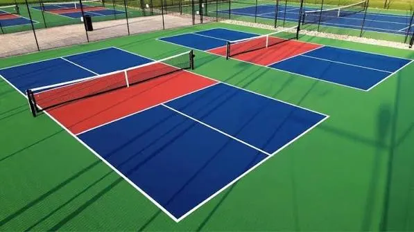 acrylic flooring pickle ball court
