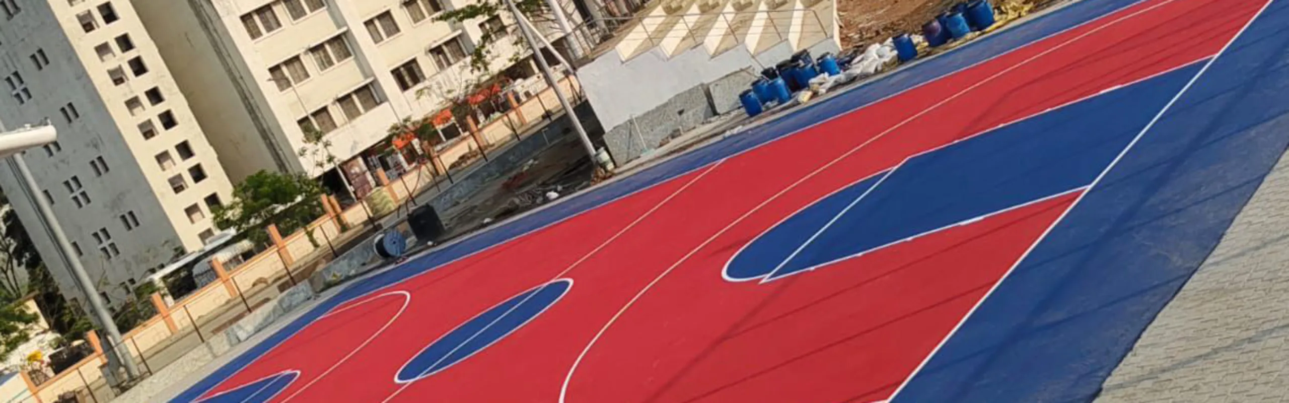 Acrylic Basketball Court